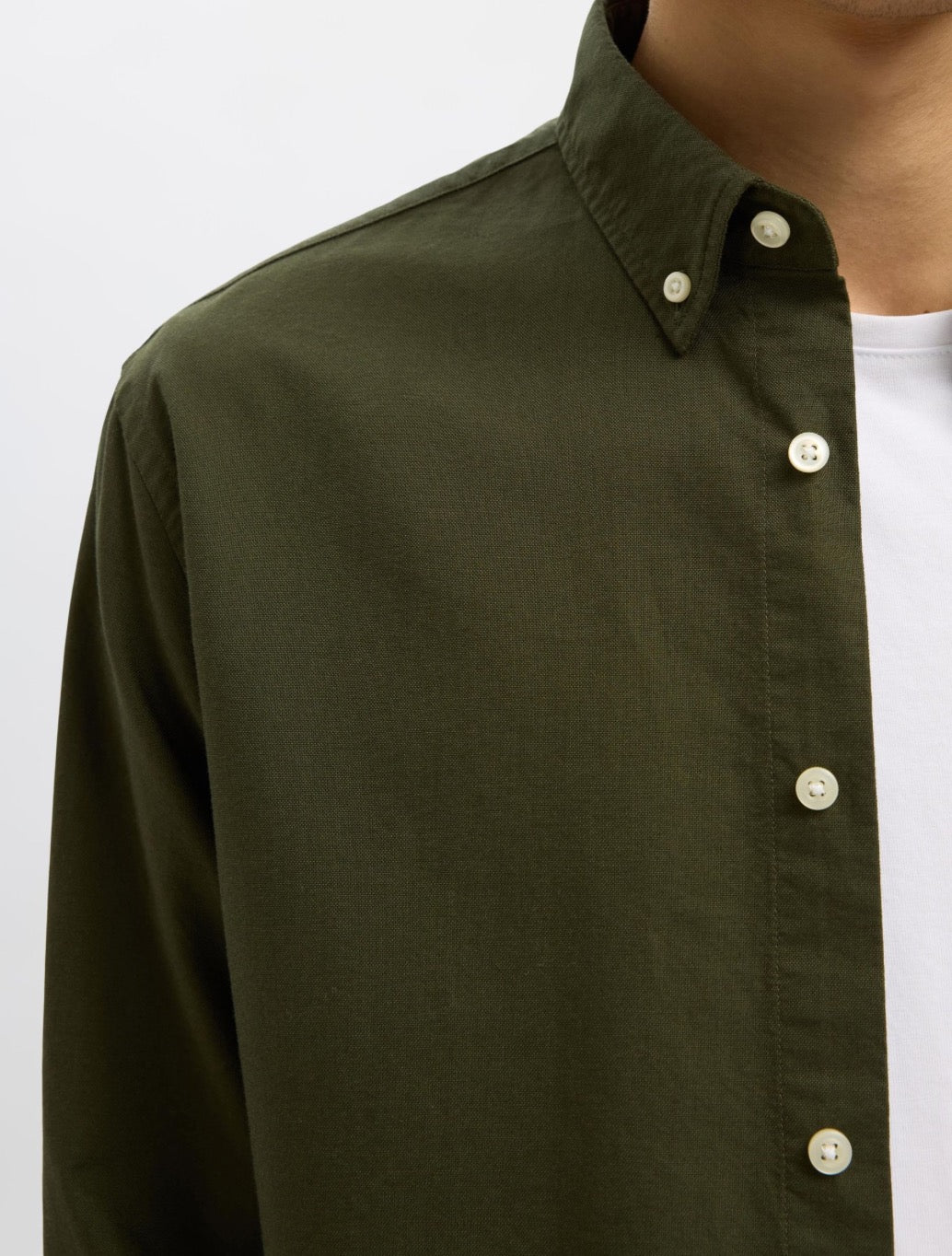 Selected Homme - Rick Oxford Shirt - Dark Green