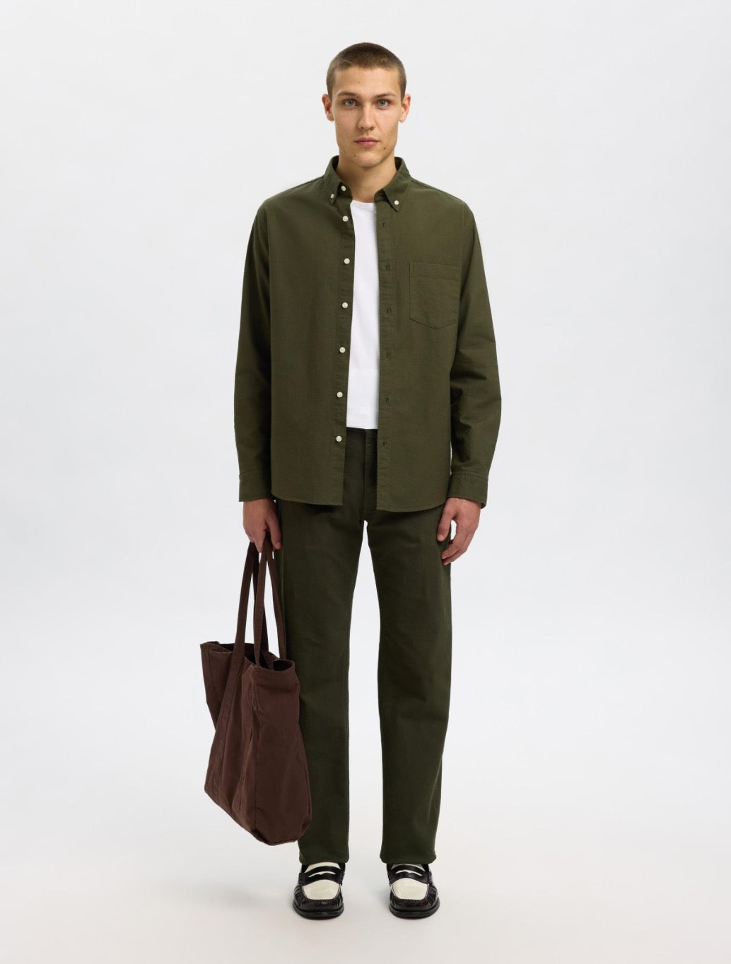 Selected Homme - Rick Oxford Shirt - Dark Green