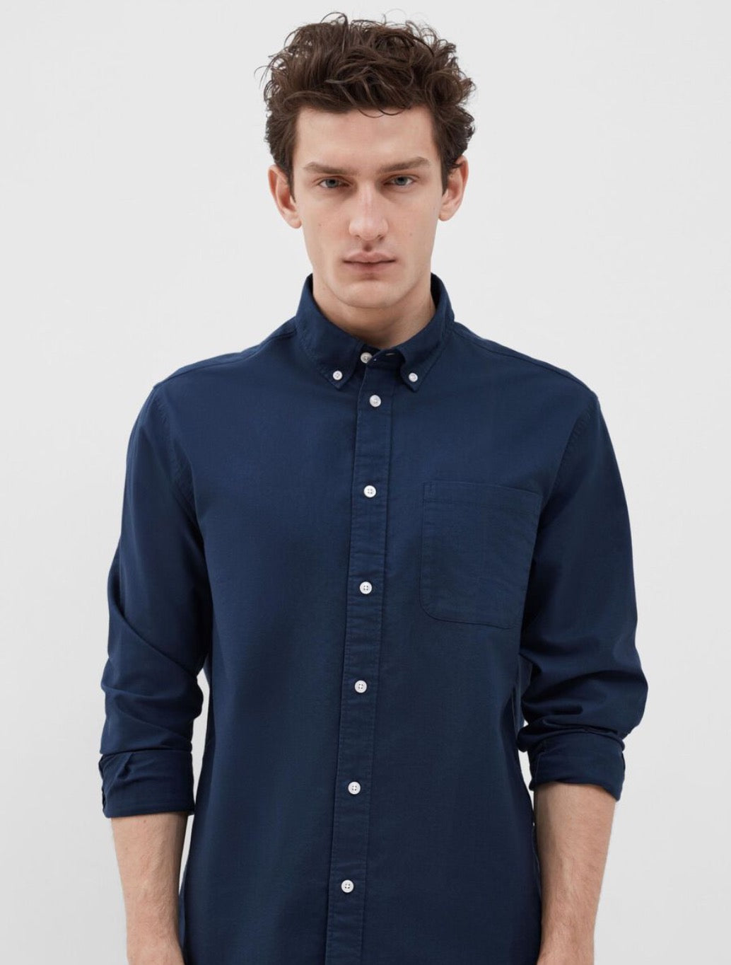 Selected - Rick Oxford Shirt - Dark Blue