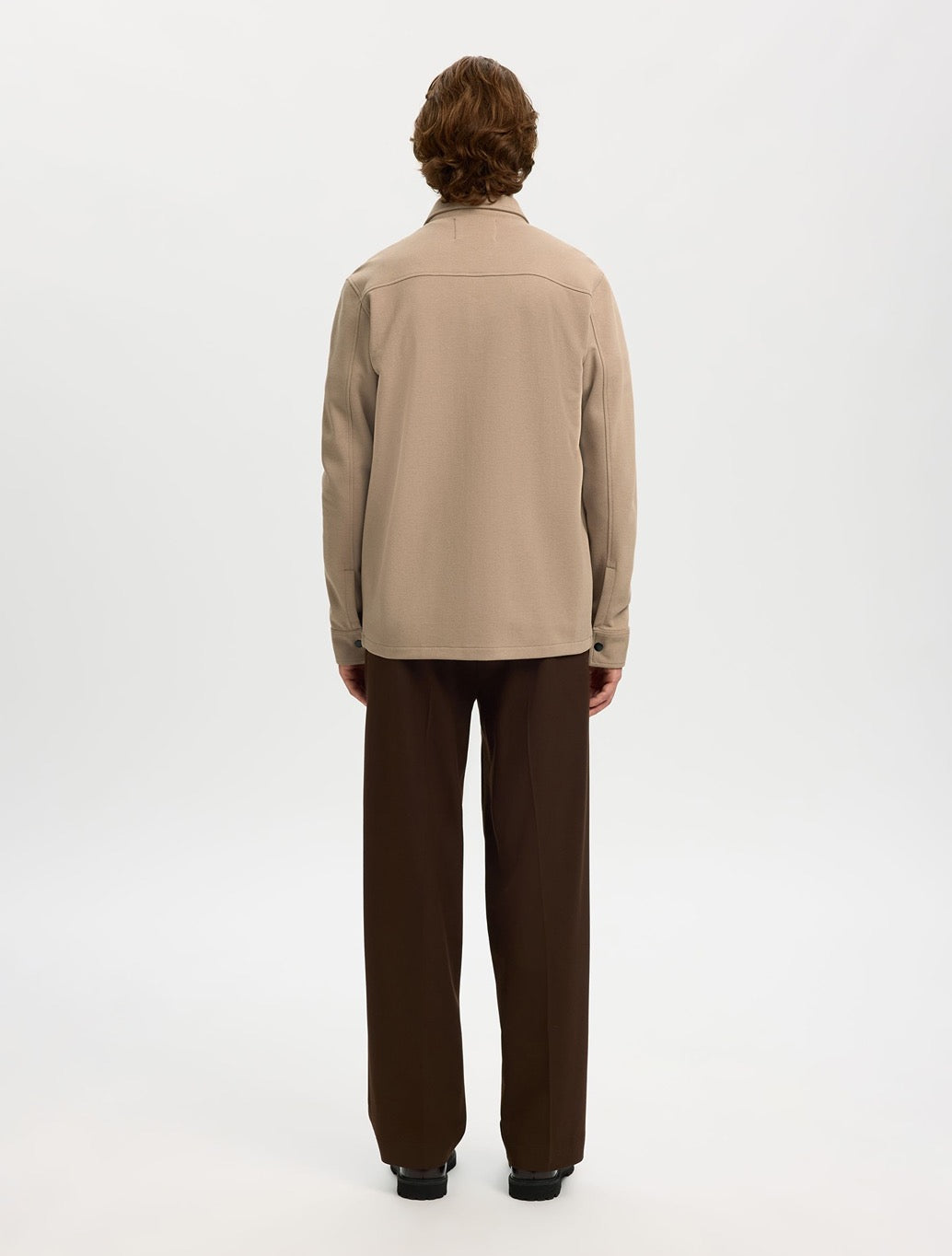 Selected - Jackie Classic Overshirt - Tan