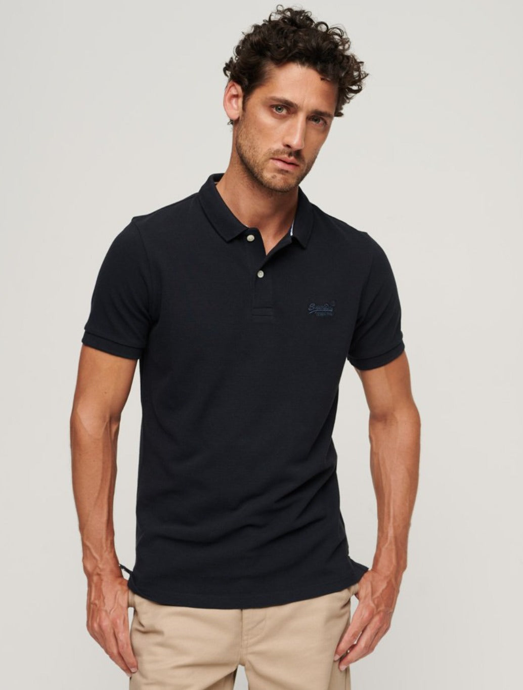Superdry - Classic Pique Polo Shirt - Navy