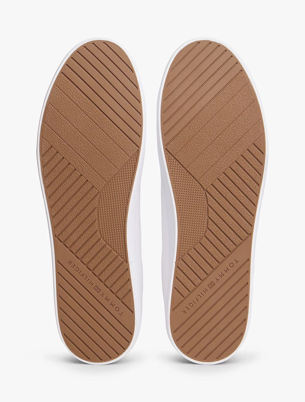 Tommy Hilfiger - Logo Canvas Trainers - White