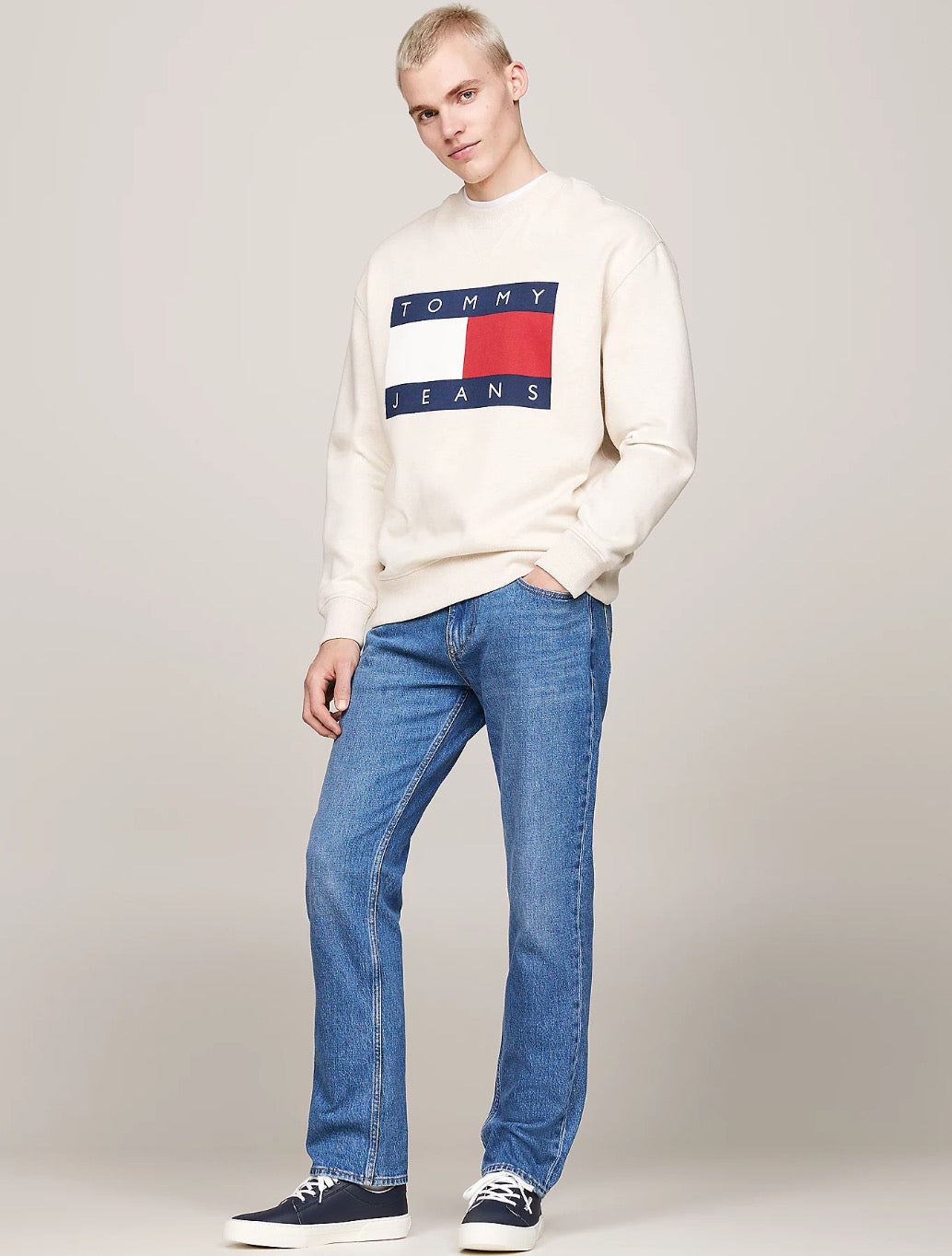 Tommy Hilfiger - Logo Tag Derby Trainers - Navy