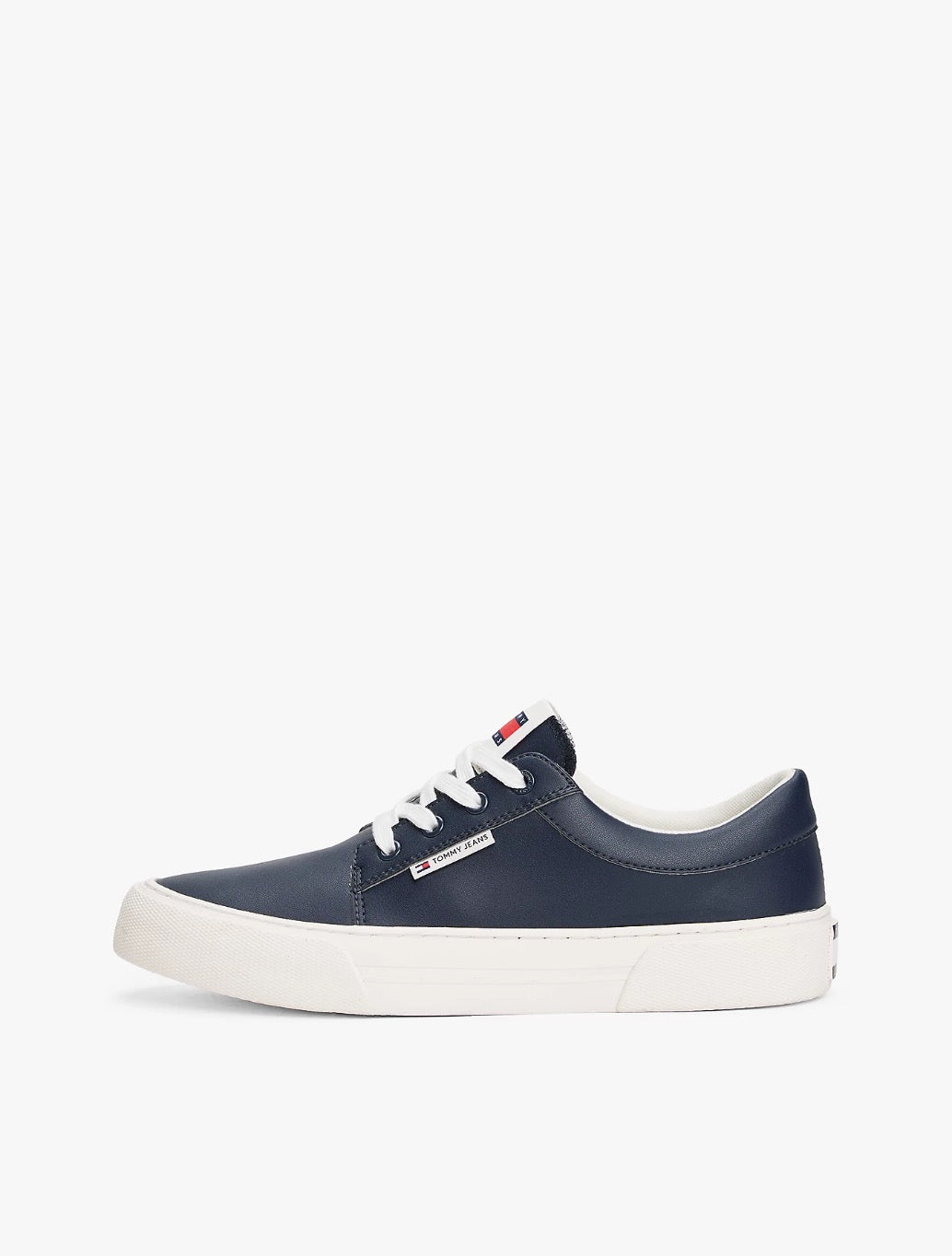 Tommy Hilfiger - Logo Tag Derby Trainers - Navy