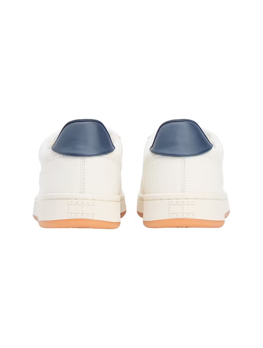 Tommy Jeans - Archive Court Leather Embossed Trainers - Off White
