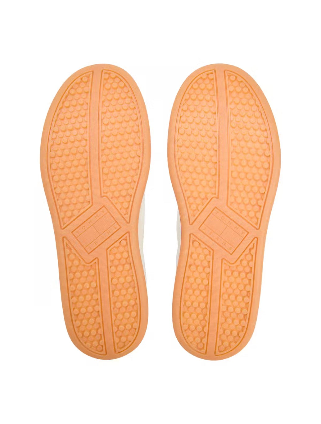 Tommy Jeans - Archive Court Leather Embossed Trainers - Off White