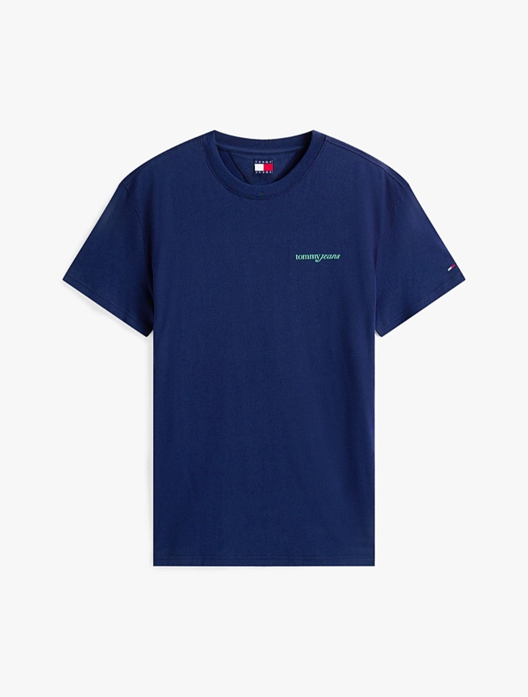 Tommy Jeans - Back Graphic Logo Crew Neck T-Shirt - Navy