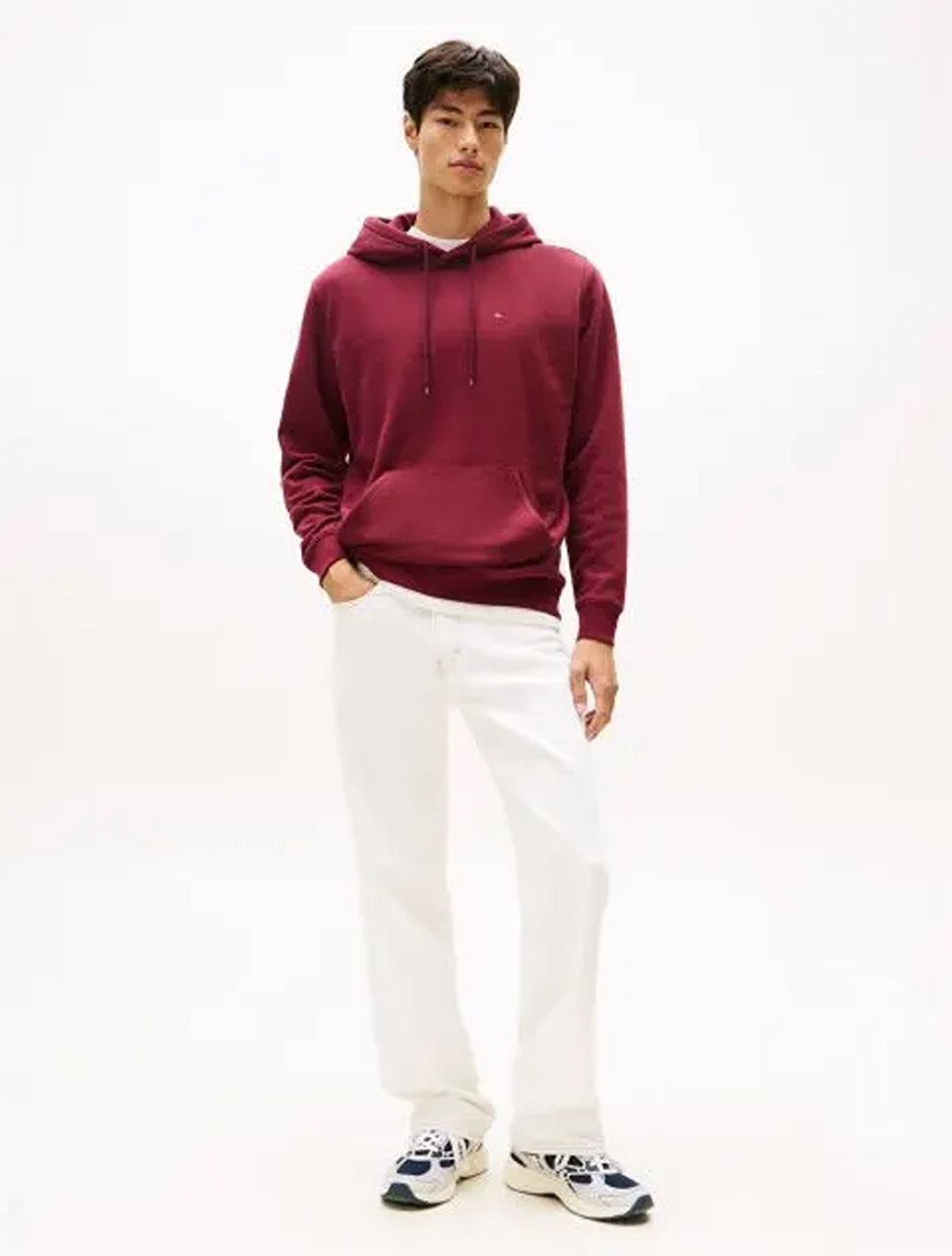 Tommy Jeans - Brushed Fleece Hoody - Wine
