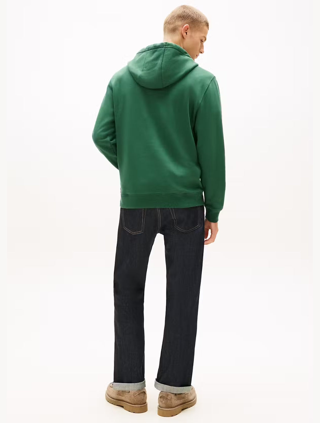 Tommy Jeans - Brushed Fleece Hoody - Dark Green