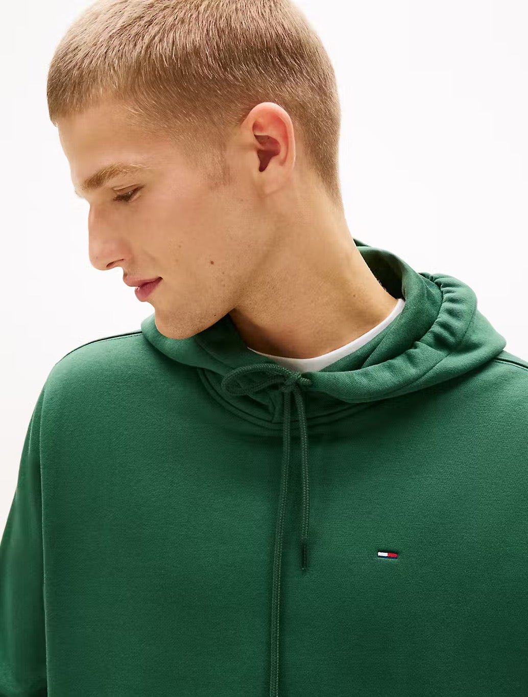 Tommy Jeans - Brushed Fleece Hoody - Dark Green