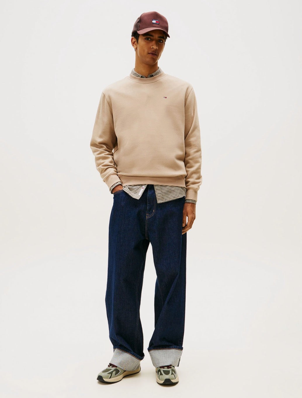 Tommy Jeans - Brushed Fleece Sweatshirt - Light Brown