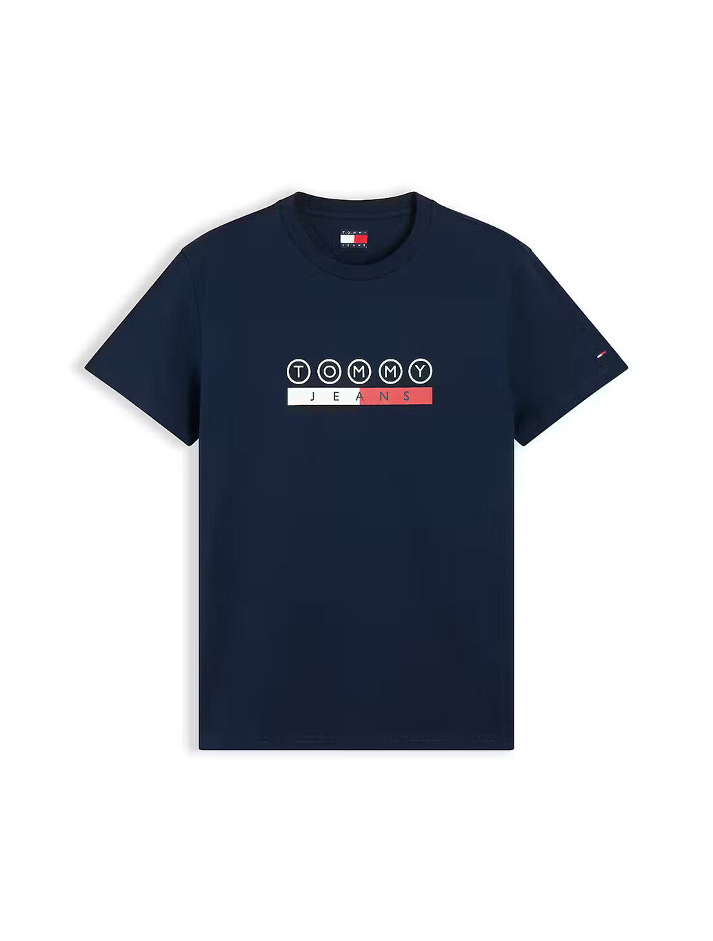 Tommy Jeans DNA Play Slim Fit T-Shirt in Dark Blue