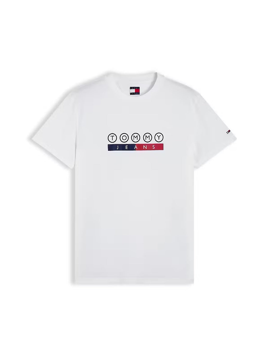 Tommy Jeans DNA Play Slim Fit T-Shirt in Ecru