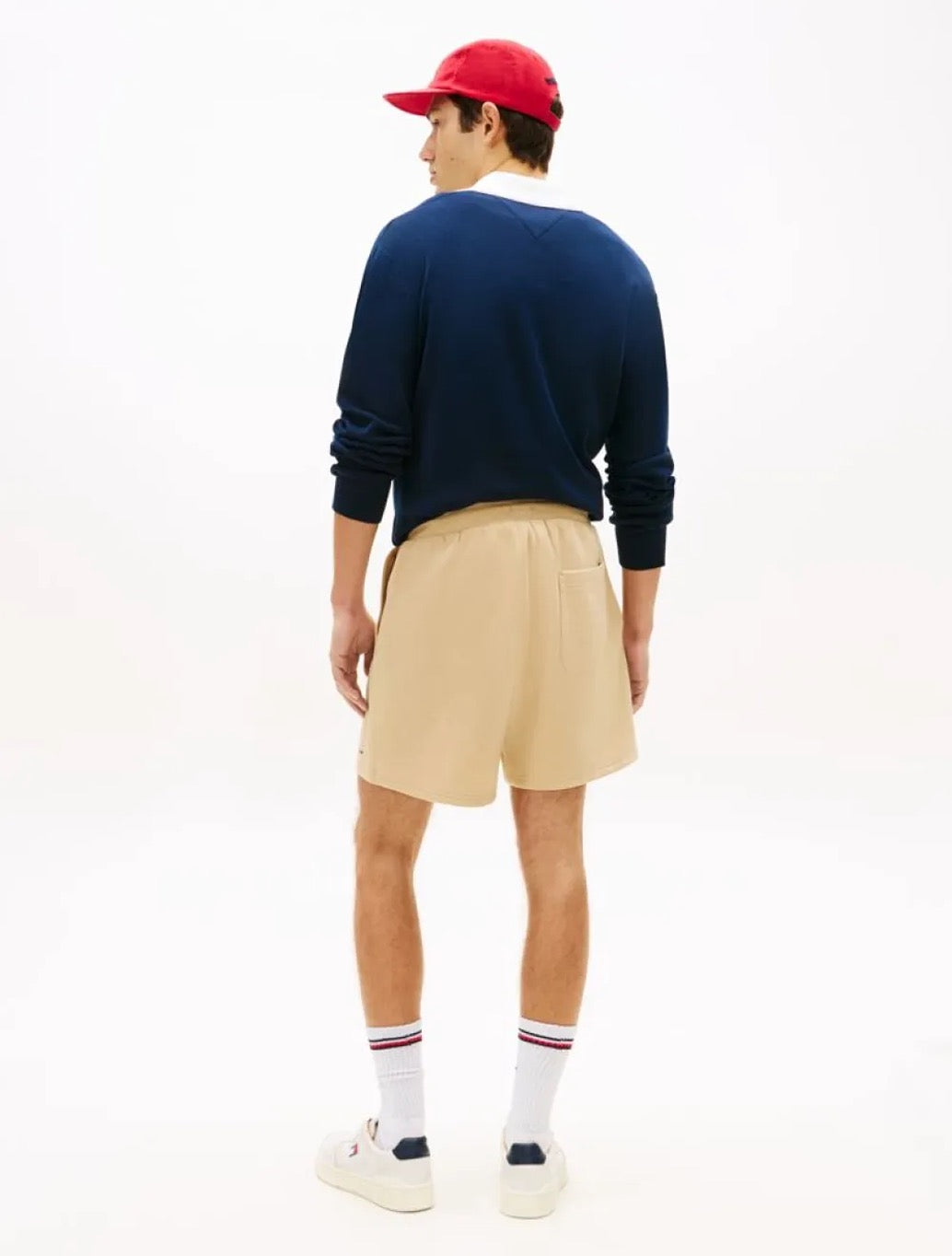 Tommy Jeans Drawstring Shorts in Tan