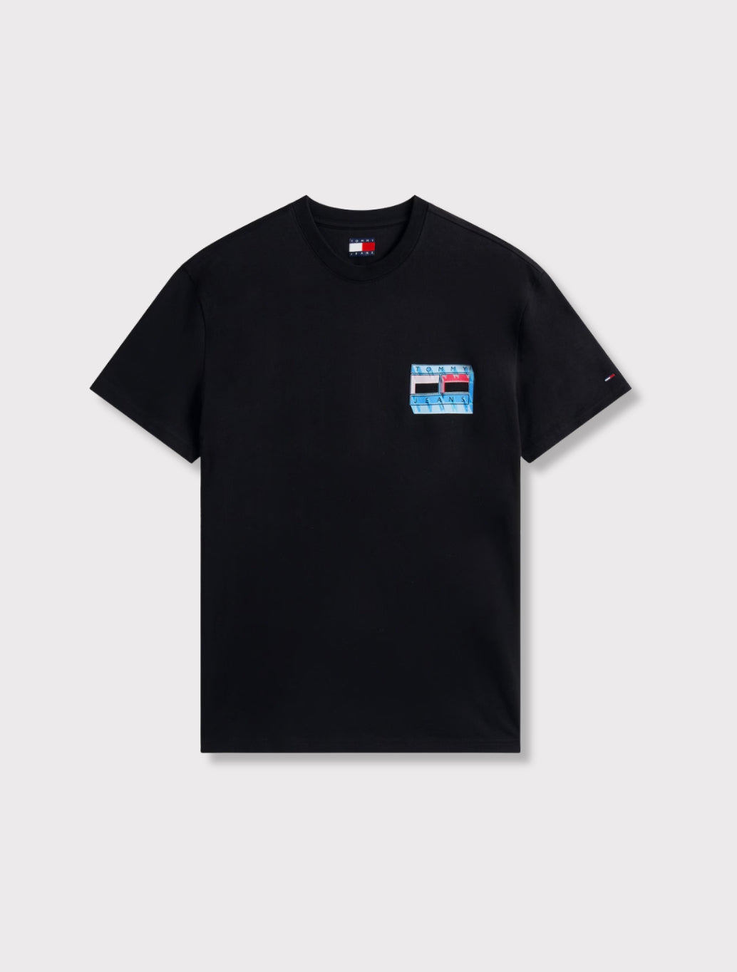 Tommy Jeans - Back Graphic Crew Neck T-Shirt - Black