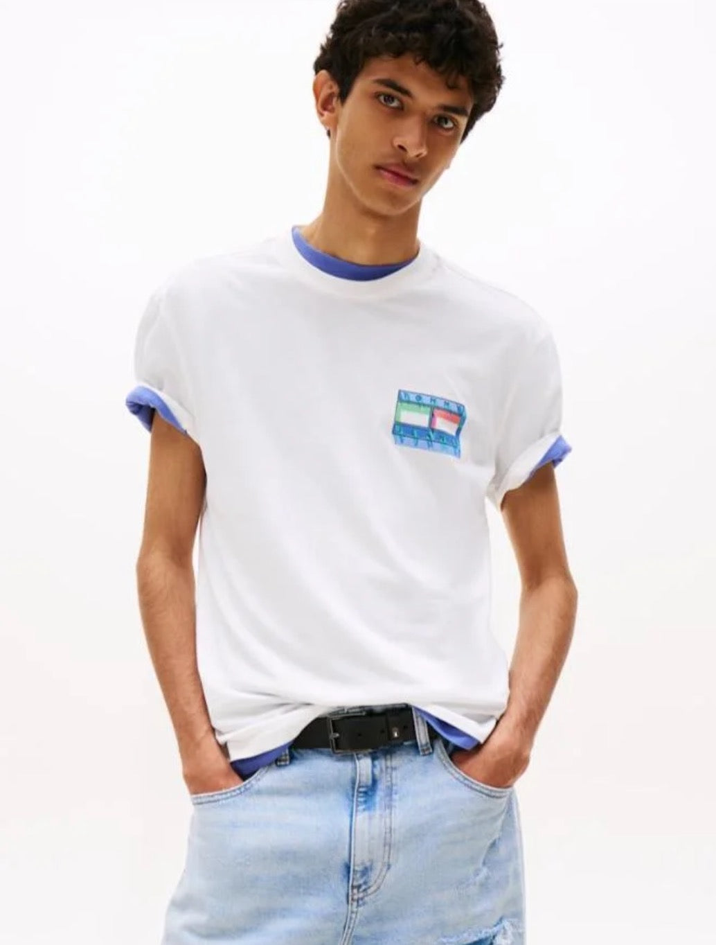 Tommy Jeans - Back Graphic Crew Neck T-Shirt - Ecru
