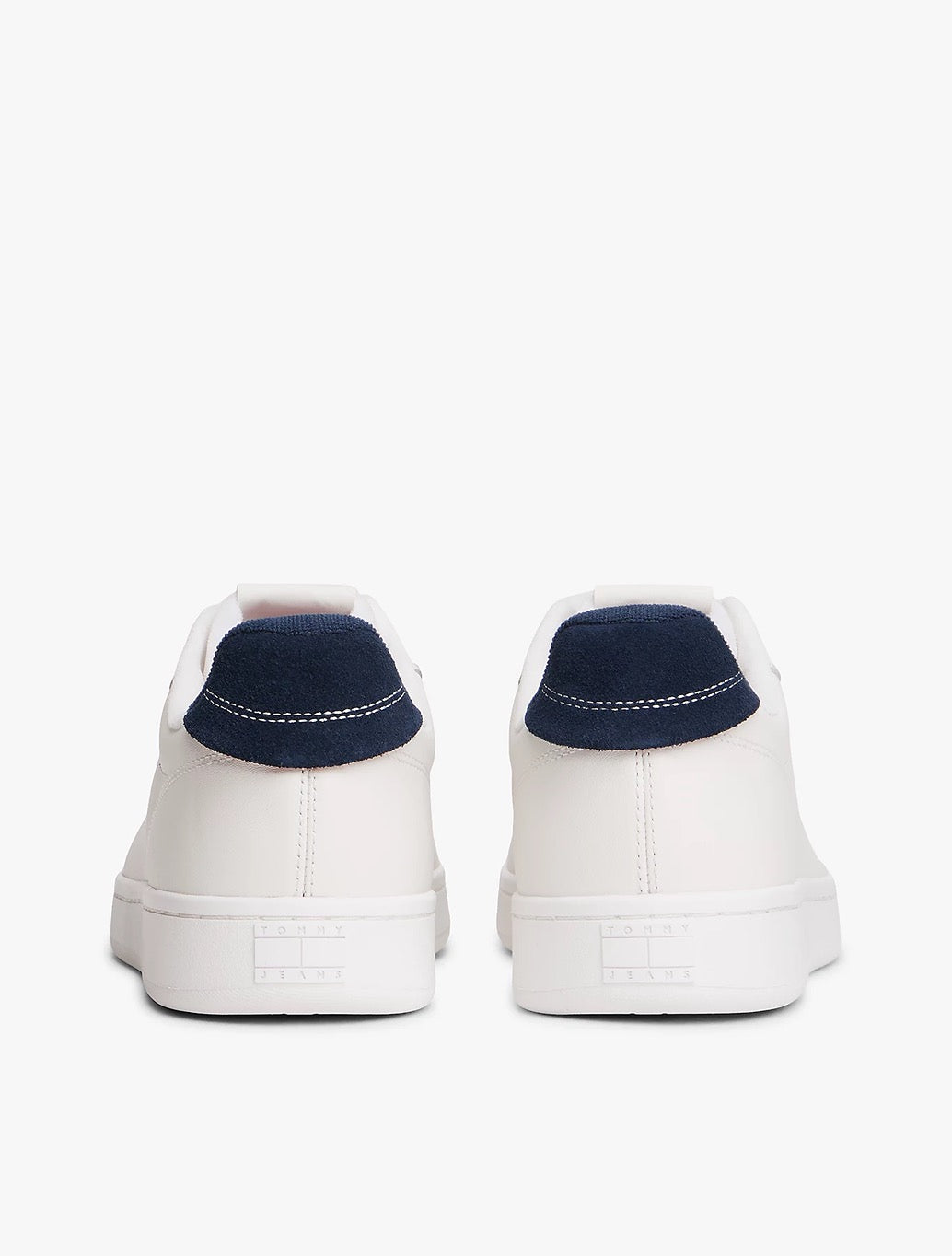 Tommy Jeans - Leather Archive Court Trainers - White