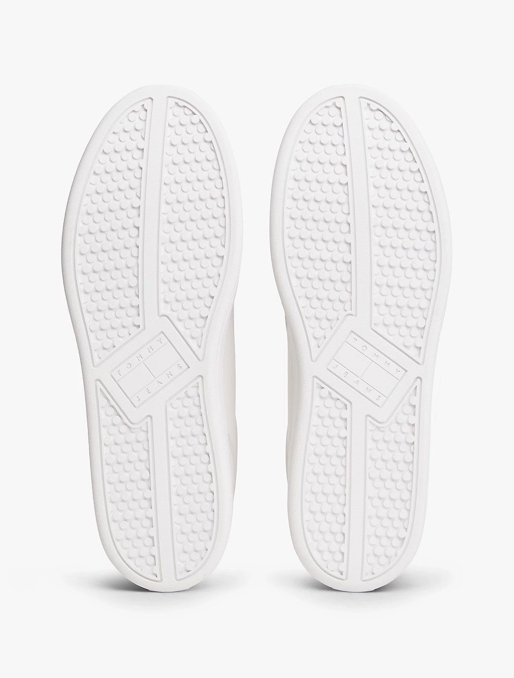 Tommy Jeans - Leather Archive Court Trainers - White