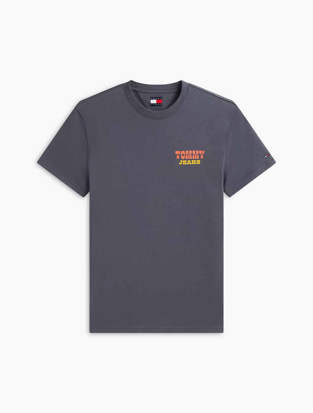 Tommy Jeans Manhattan Transit Back Print T-Shirt in Charcoal