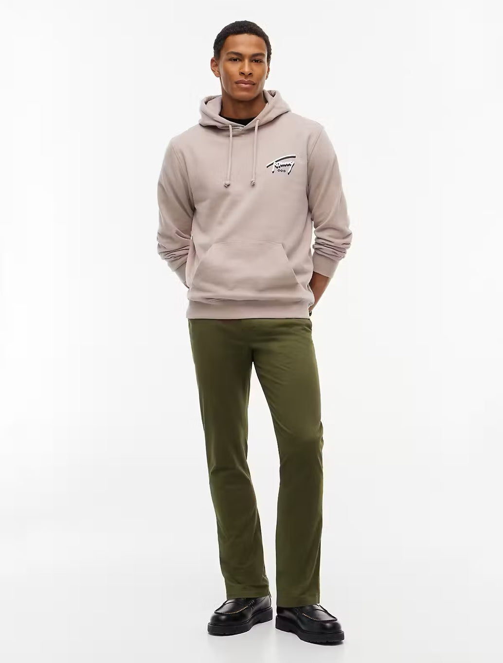 Tommy Jeans NYC Signature Hoodie in Light Brown