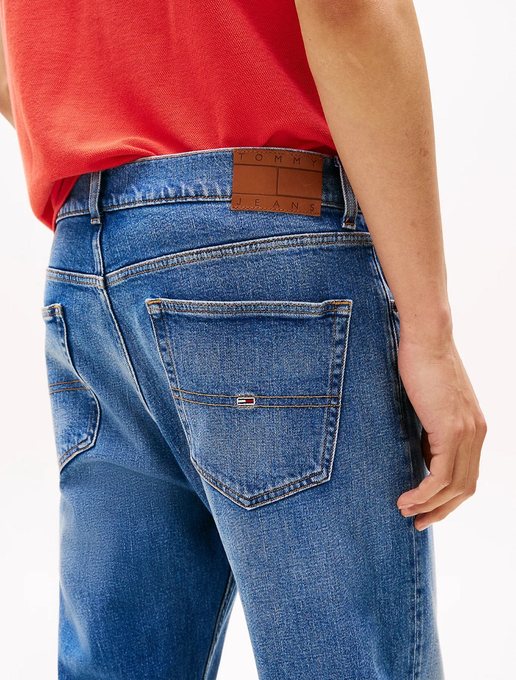 Tommy Jeans - Otis Faded Straight Leg Jeans - Denim Blue