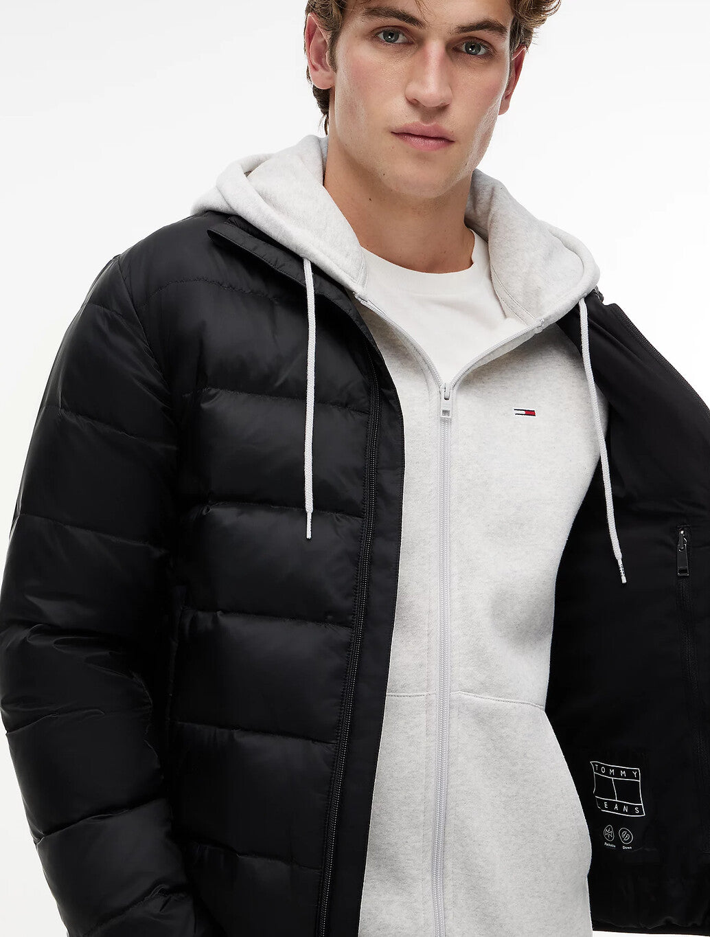 Tommy Jeans Packable Down Jacket in Black
