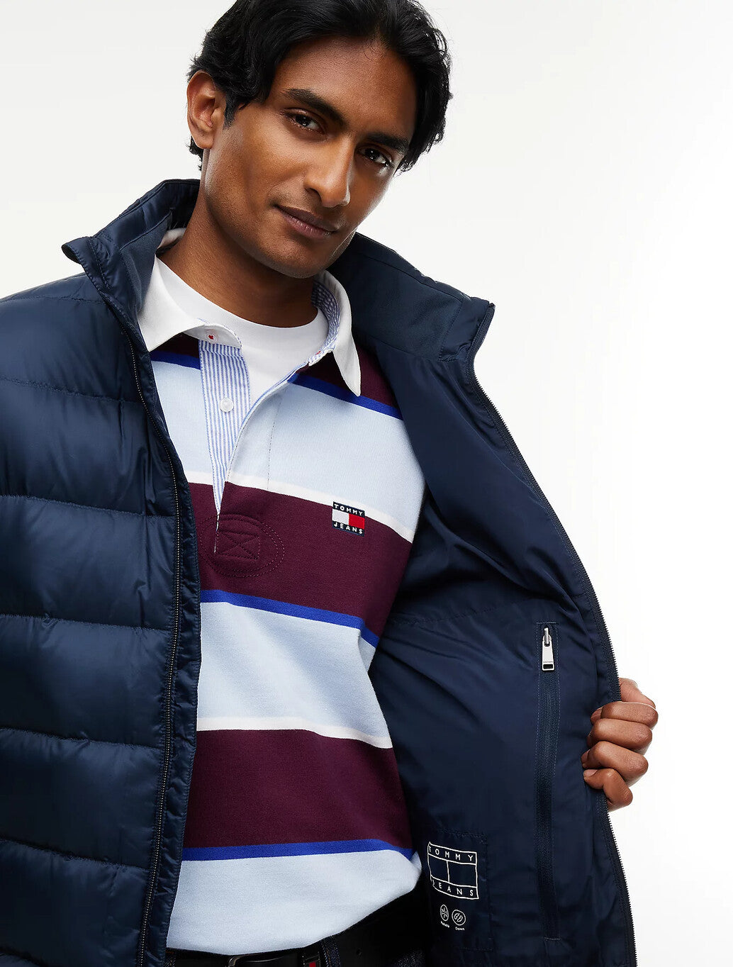 Tommy Jeans Packable Down Jacket in Dark Blue