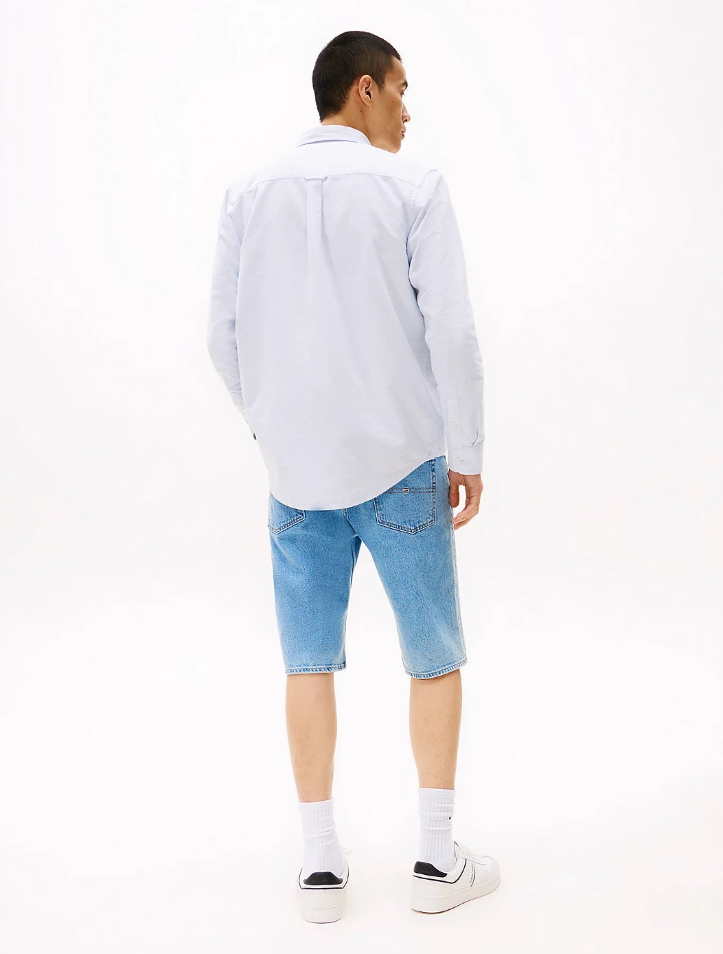 Tommy Jeans - Regular Fit Button Down Oxford Shirt - Light Blue