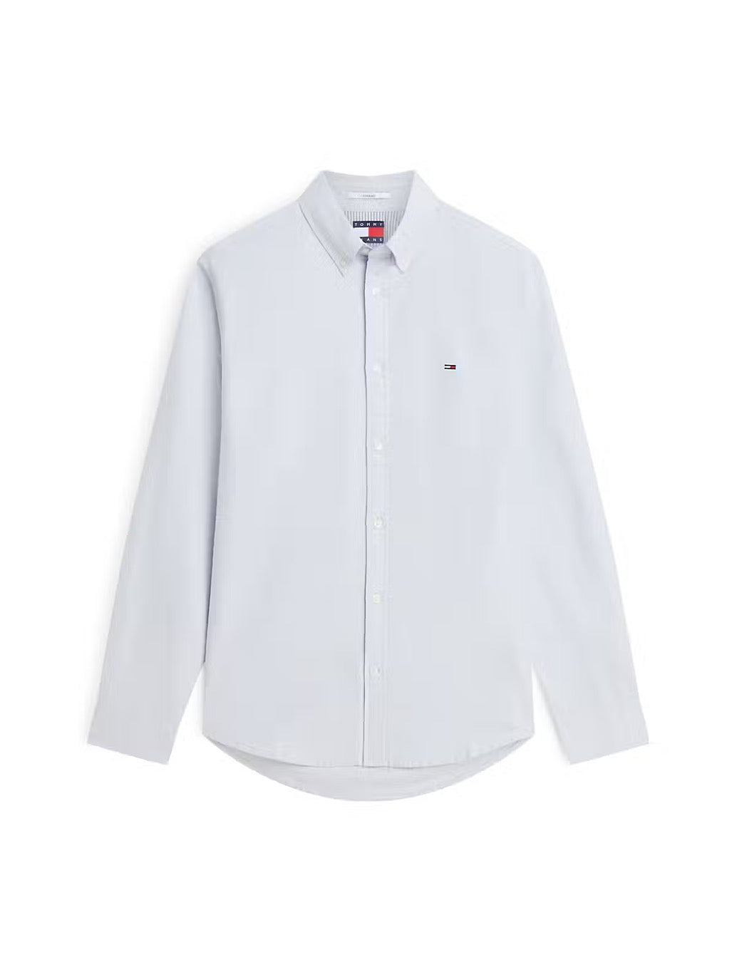Tommy Jeans - Regular Fit Flag Embroidery Oxford Shirt - Pale Blue