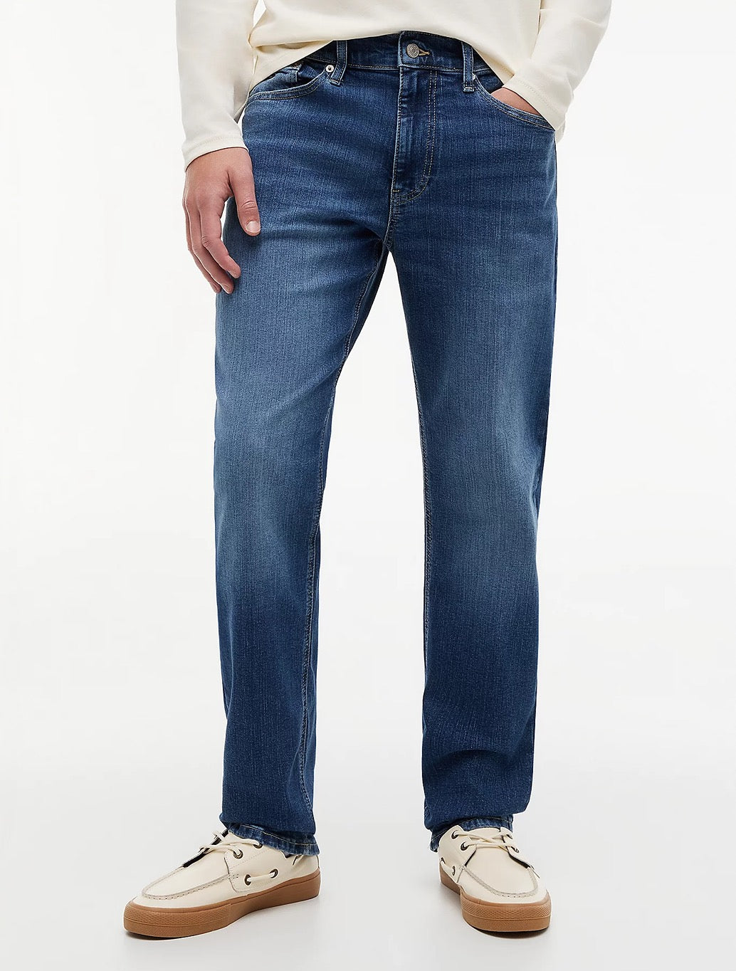Tommy Jeans Ryan Slim Straight Jeans in Denim Blue