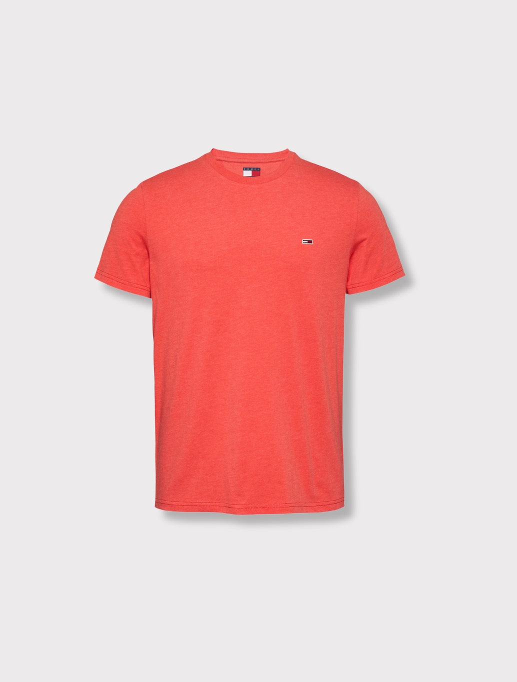 Tommy Jeans - Slim Jaspe Crew Neck T-Shirt - Orange