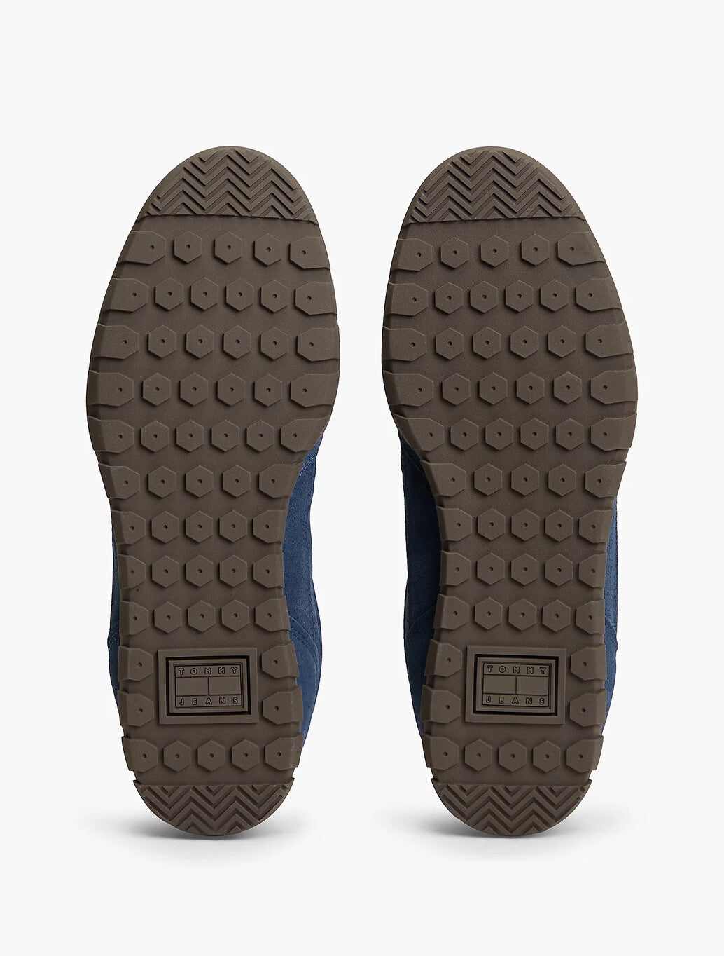 Tommy Jeans Suede Low Profile Trainers in Navy