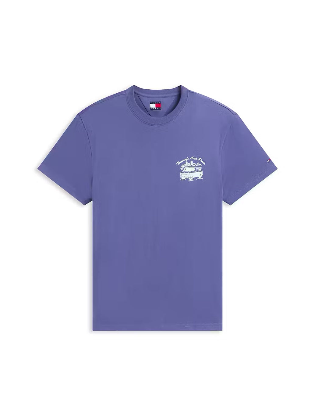 Tommy Jeans Auto Parts Back Print T-Shirt in Dark Blue