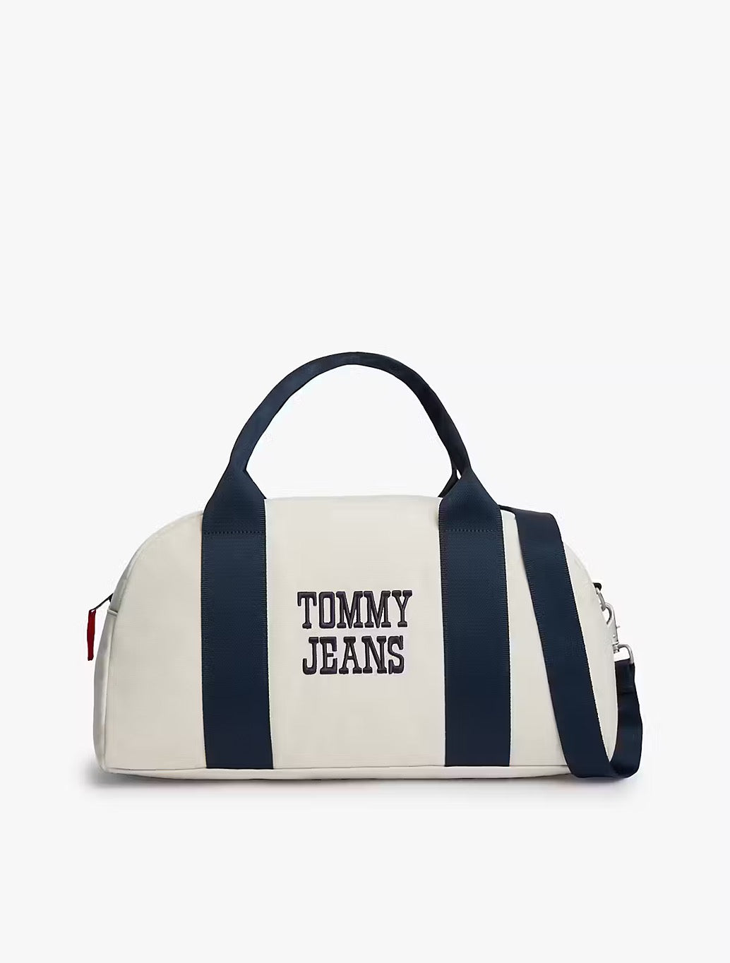 Tommy Jeans Varsity Duffel Bag in Beige