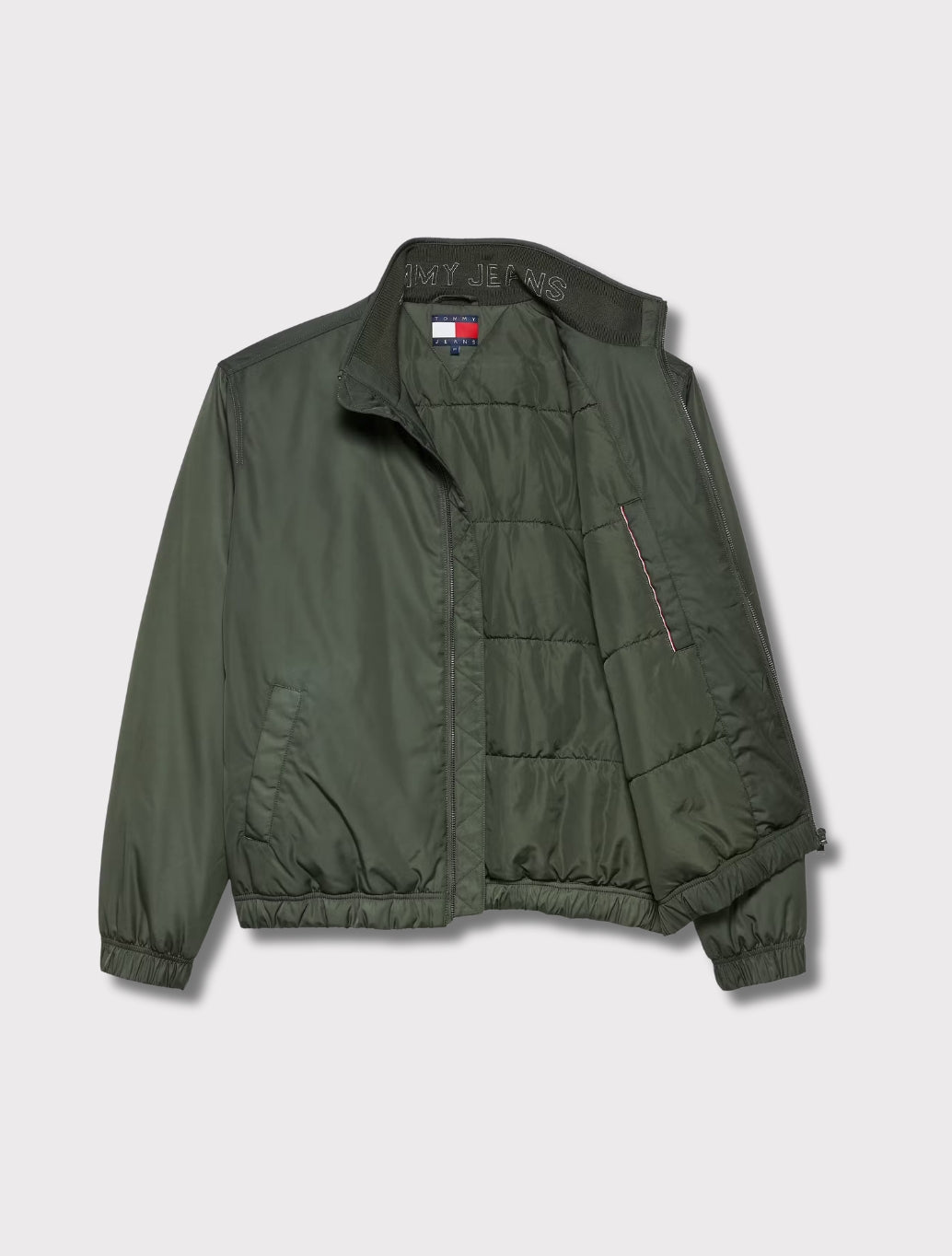 Tommy Jeans - Water Repellent Relaxed Padded Jacket - Khaki