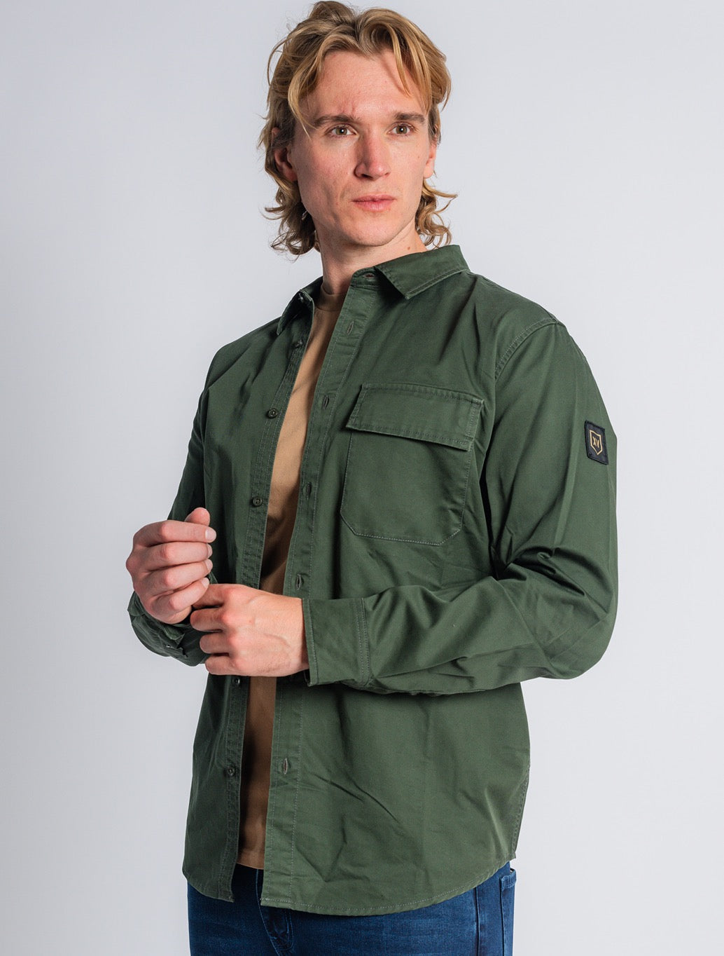 XV Kings - Flounders Overshirt - Dark Green