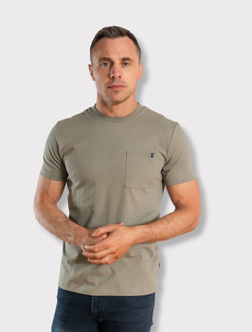 XV Kings - Warlock Crew Neck Pocket T-Shirt - Khaki