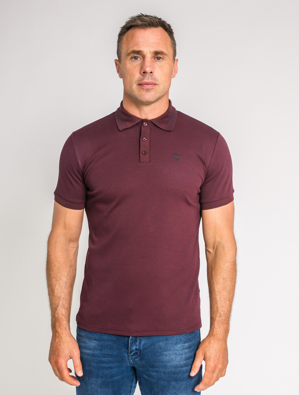 XV Kings Furman Polo Shirt in Cabernet