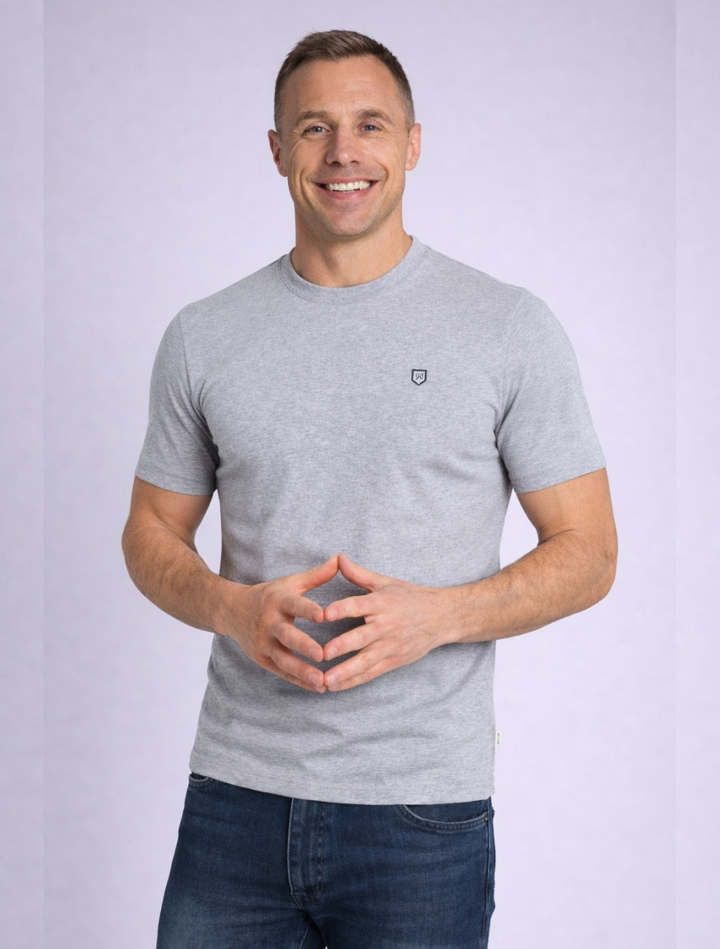 XV Kings Jafar Slim Fit T-Shirt in Light Grey