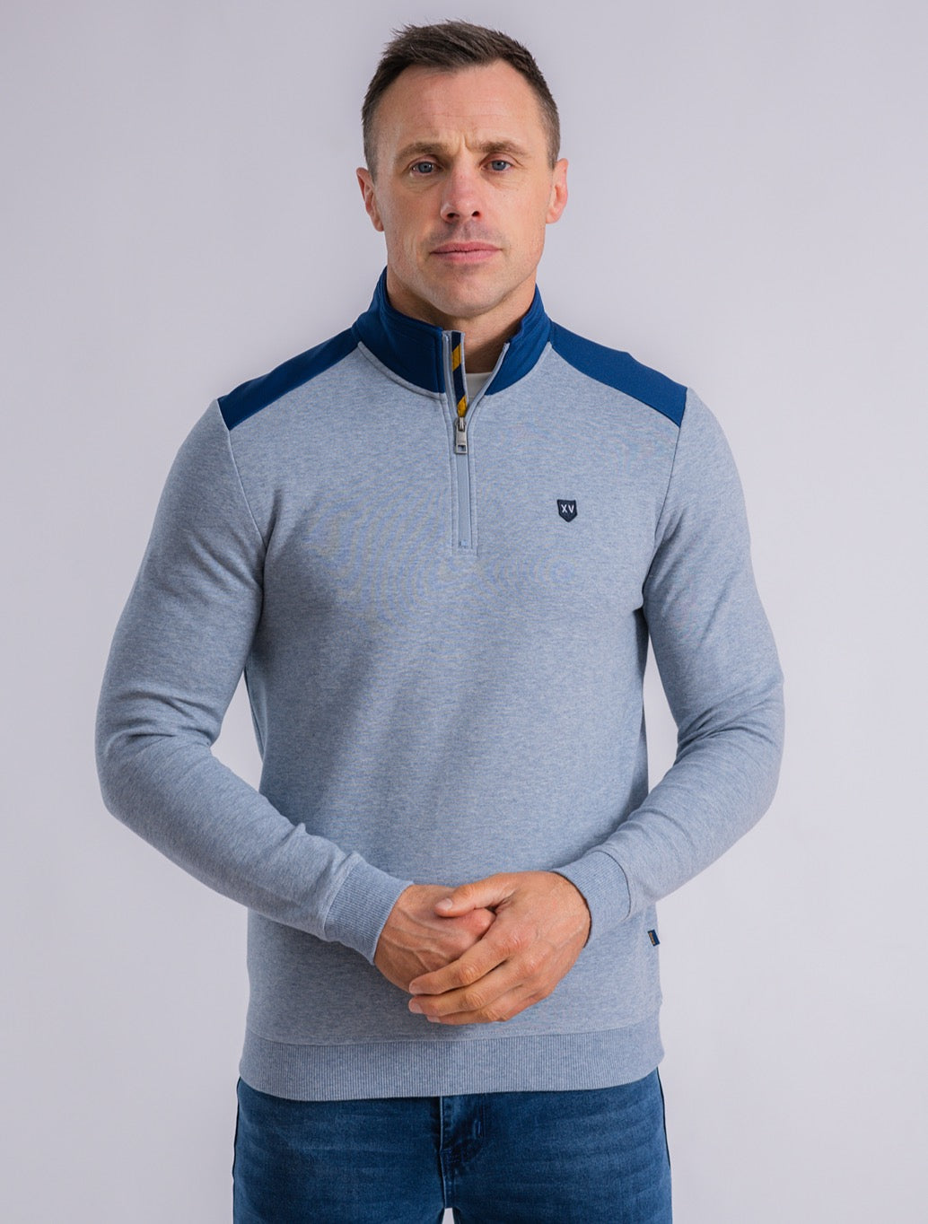 XV Kings Tuncurry Zip Sweatshirt in Grey