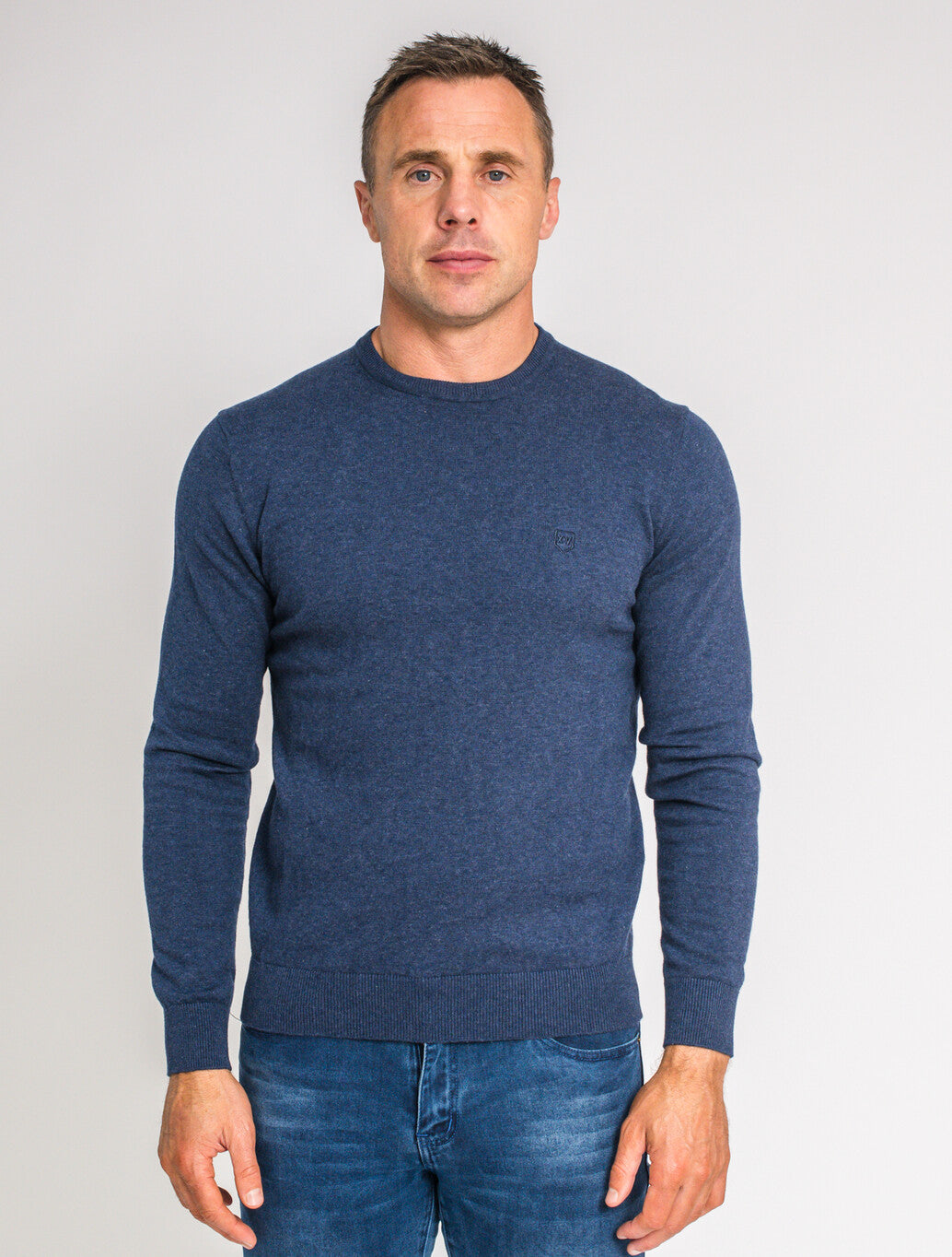 XV Kings Warhawks Crew Neck Knit in Deep Ocean