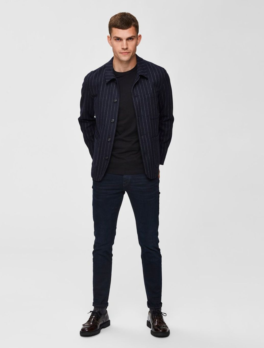 Selected Homme - Leon Slim Fit Jean - Denim Dark