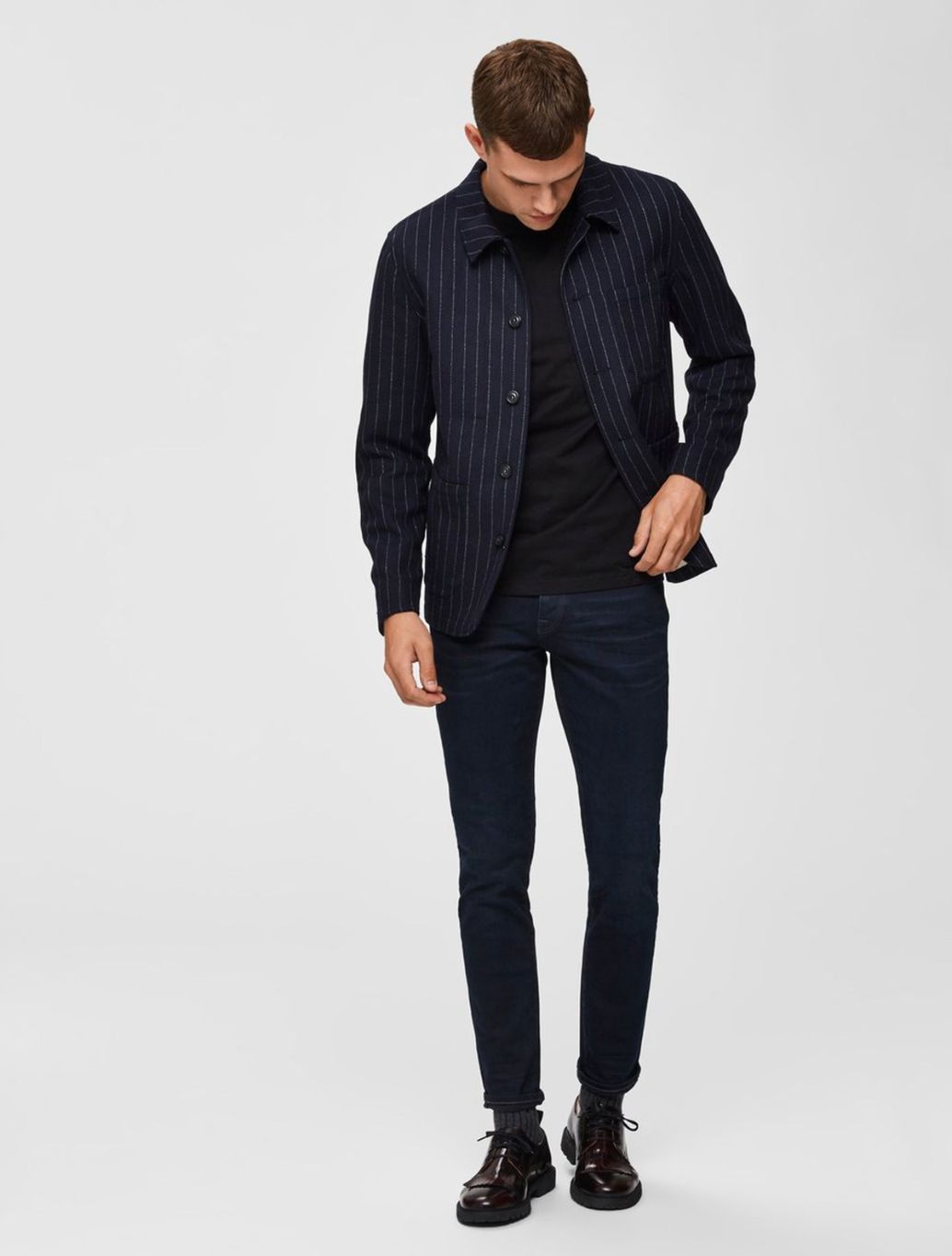 Selected Homme - Leon Slim Fit Jean - Denim Dark