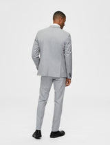 Selected Homme - Logan Fitted Suit Blazer - Light Grey