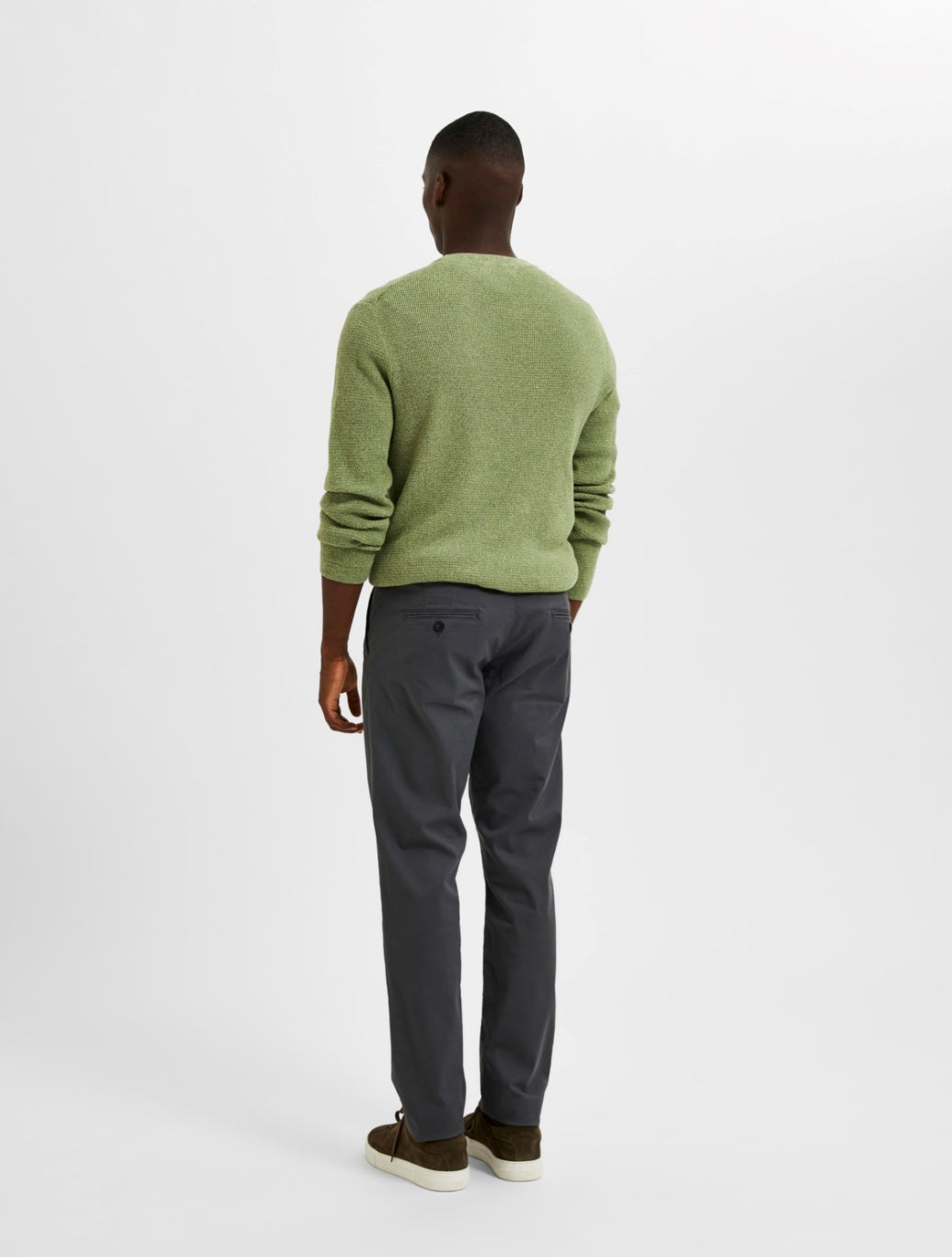 Selected Homme - Miles Slim Fit Chino - Charcoal