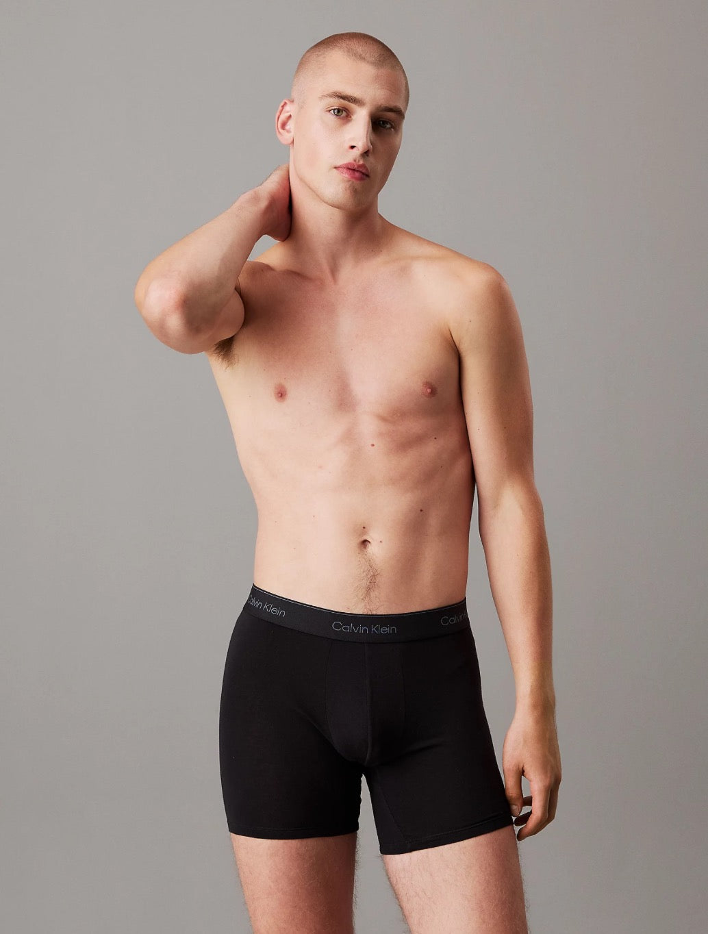 Calvin Klein - 3 Pack Boxer Briefs - Black/Blue/Light Blue