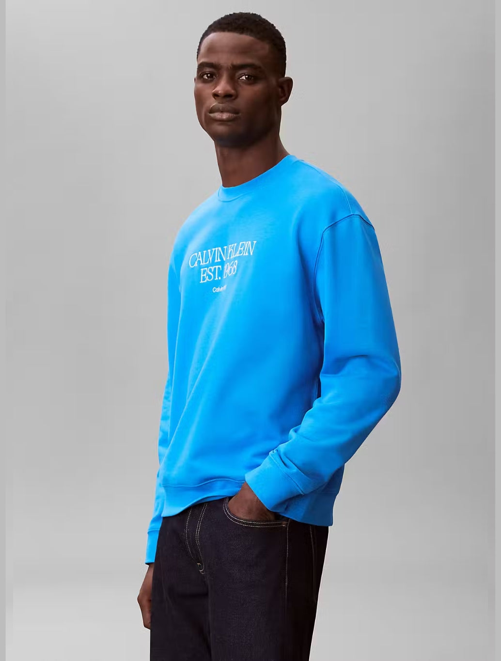 Calvin Klein 1968 NYC Graphic Sweatshirt in Blue