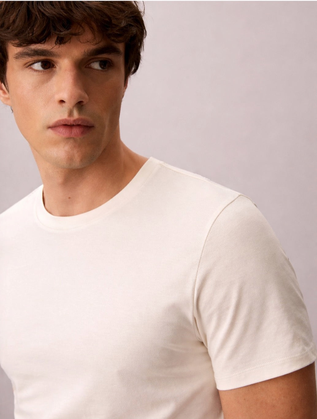 Calvin Klein 3 Pack T-Shirt in Mix (Off White/Teal/Navy)