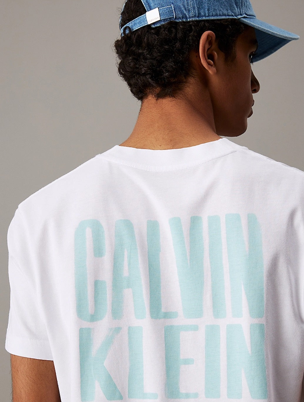 Calvin Klein - Painted Back Print T-Shirt - White