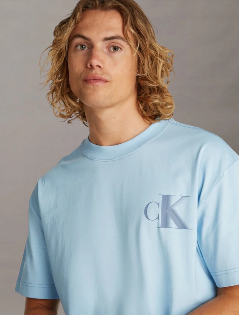 Calvin Klein - Bold CK Logo T-Shirt - Light Blue